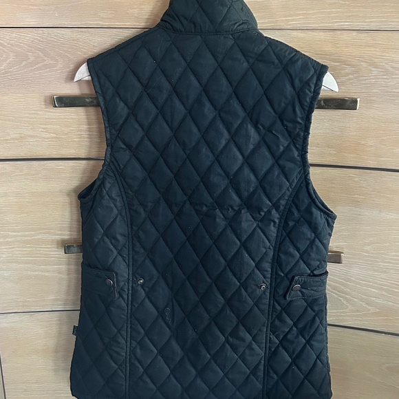 NWOT Oxford Blue Barbour Quilted Vest Made in England Women's S - Picture 3 of 5